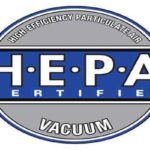 HEPA filter certified vacuum