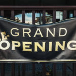 Reopening for business sign