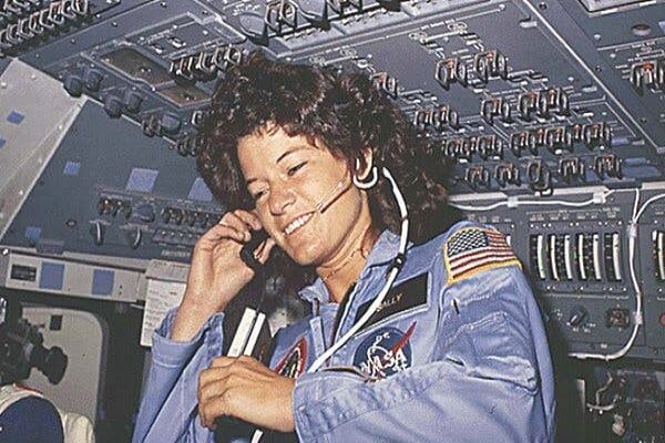 Sally Ride in NASA uniform