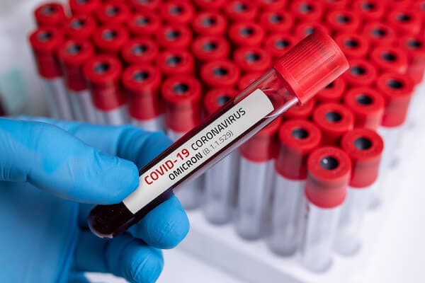 omicron variant test tube