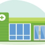illustration of an urgent care center