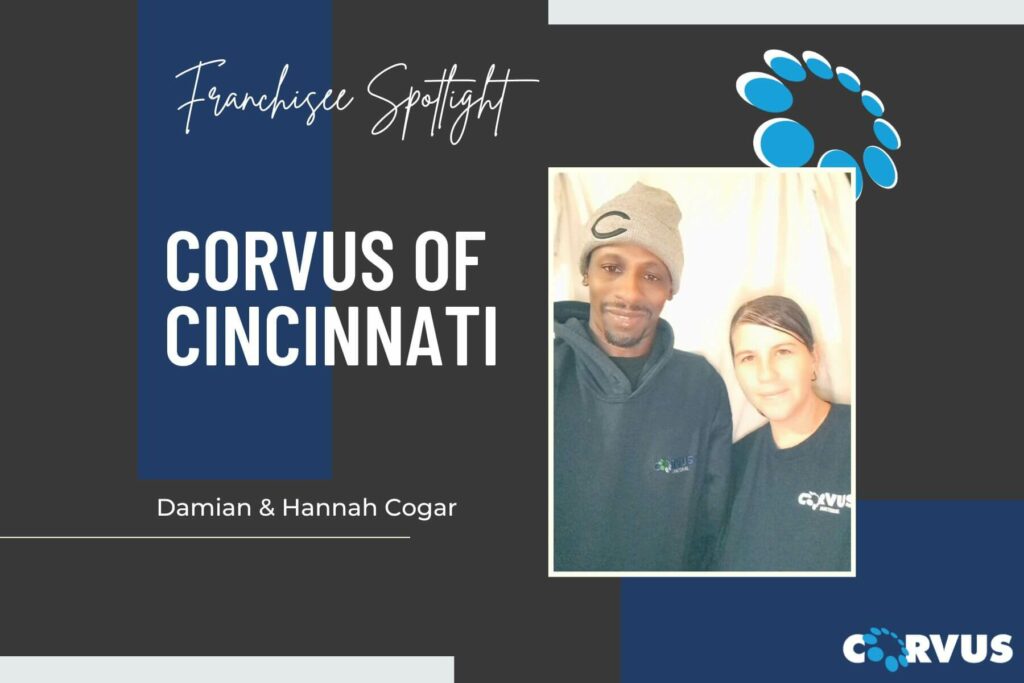 Franchisee Spotlight - Corvus of Cincinnati franchise owners Damian and Hannah Cogar