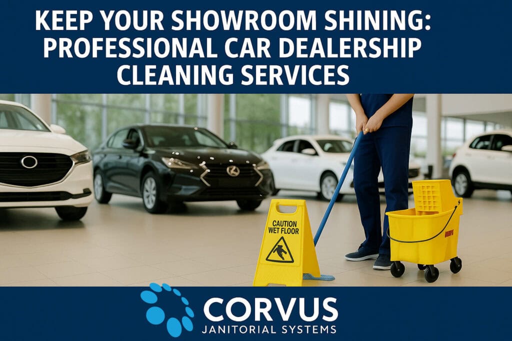 Car Dealership Cleaning Services graphic