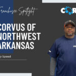 Graphic of Franchise Owner Darvy Speed of Corvus of Northwest Arkansas